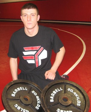 Portage wrestler Roach only knows one speed