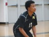 Marian Catholic's Jackson Russell surveys the action during Tuesday's match against Linconl-Way East.