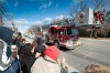 Cops, firefighters join CN staff in brightening day of train-loving kid fighting brain tumor