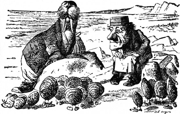 "The Walrus and the Carpenter" as Illustrated by John Tenniel in 1871