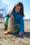 Kids hunt for Easter eggs at Porter park