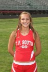 T.F. South runner Jessica Fierce
