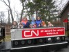 Riding a train in Ogden Dunes