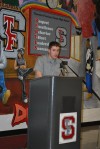 TFS senior speaks at Lansing Historical Society