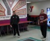 Teacher moves from the classroom to the gym