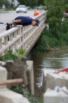 Little Calumet reaches flood level