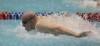 Munster's Kevin Behrens swims the butterfly leg