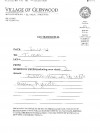 Village of Glenwood Meeting