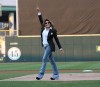 Jackson kin throw out first pitches