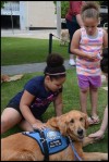 Barnabas the comfort dog