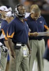 Lovie Smith in preseason game against Cleveland