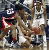 Irish register 25 assists on 32 field goals against Liberty
