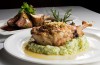 Stuffed Pork Chop and Rack of Lamb at William B's Steakhouse at Blue Chip Casino