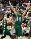 Chesterton's Matt Holba gets tangled up with Valparaiso's Brody Wilson while John Mosser, right, defends in the second half Friday night.