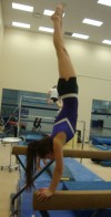 Hobart gymnast Madalyn Dominguez