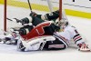 Sharp gets 2 goals as Hawks top Wild