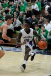 Merrillville's Brian Jenkins drives against Valparaiso during Saturday night's Class 4A Michigan City Sectional championship.