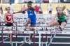 Valparaiso senior Kassidy Swenson, on left, Lake Central junior Parriss Bettis, and Portage sophomore Madison Kurtz participate in the 100-meter hurdles finals during Tuesday's Chesterton Regional. Swenson won the event, Bettis was second and Kurtz fifth.