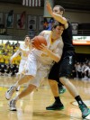 Valparaiso's Kevin Van Wijk drives the lane
