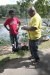Valpo residents enjoy fishing at Rogers-Lakewood Park