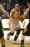 Crown Point's  Lisa Kurth drives