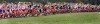 Dozens of girls leave the starting line of the New Prairie Semistate