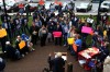 Postal workers rally for support in downtown Crown Point