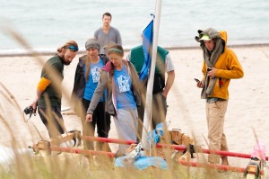 Volunteers help light up the sky in Beverly Shores