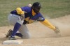 T.F. North first baseman Zachary Turner dives for a ball