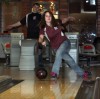 0330BOWLFEATURE,  Cal College bowlers Alice Veenstra and Josh Toth 