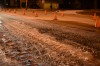 Highland public works officials bear weather to fix water main break