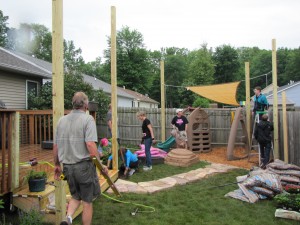 Shady backyard spot shields Michigan City area cancer patient