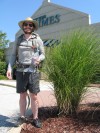 Actor Burt Culver Departing The Times Munster, Ind. Offices for an 8-Day Trek