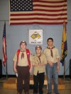  Webelos from East Side cross over to Boy Scouts