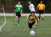 Morgan Township goalkeeper Cody Tratebas