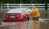 Hail, lightning accompany powerful storms