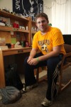 Barrett Younghans, 19, of Goshen, Ind. had a heart transplant one year ago.