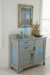 Metal leafing can give old furniture new glamour  