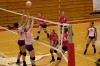 Hobart's Caylie Pruitt and Geena Lammertin