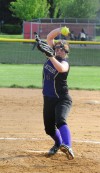 T.F. North pitcher Sara Daw