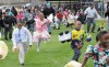 Candy, not baseball, the name of the game at South Holland egg drop