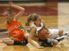 Wheeler's Haley Livinson and Griffith's Sammi Adams 
