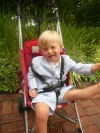 Harry in the stroller
