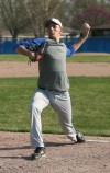 Highland pitcher Jordan Minch 