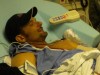Injured soldier returns home for benefit in his honor