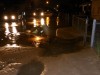 E.C. water main break swallows car