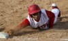 Morton's Devonte Robinson gets back safely to first base