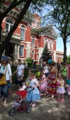 Kids, dolls parade in Crown Point