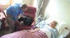 Dog visits hospice patients