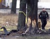 Two men dead after their car hits two trees during police pursuit in Gary